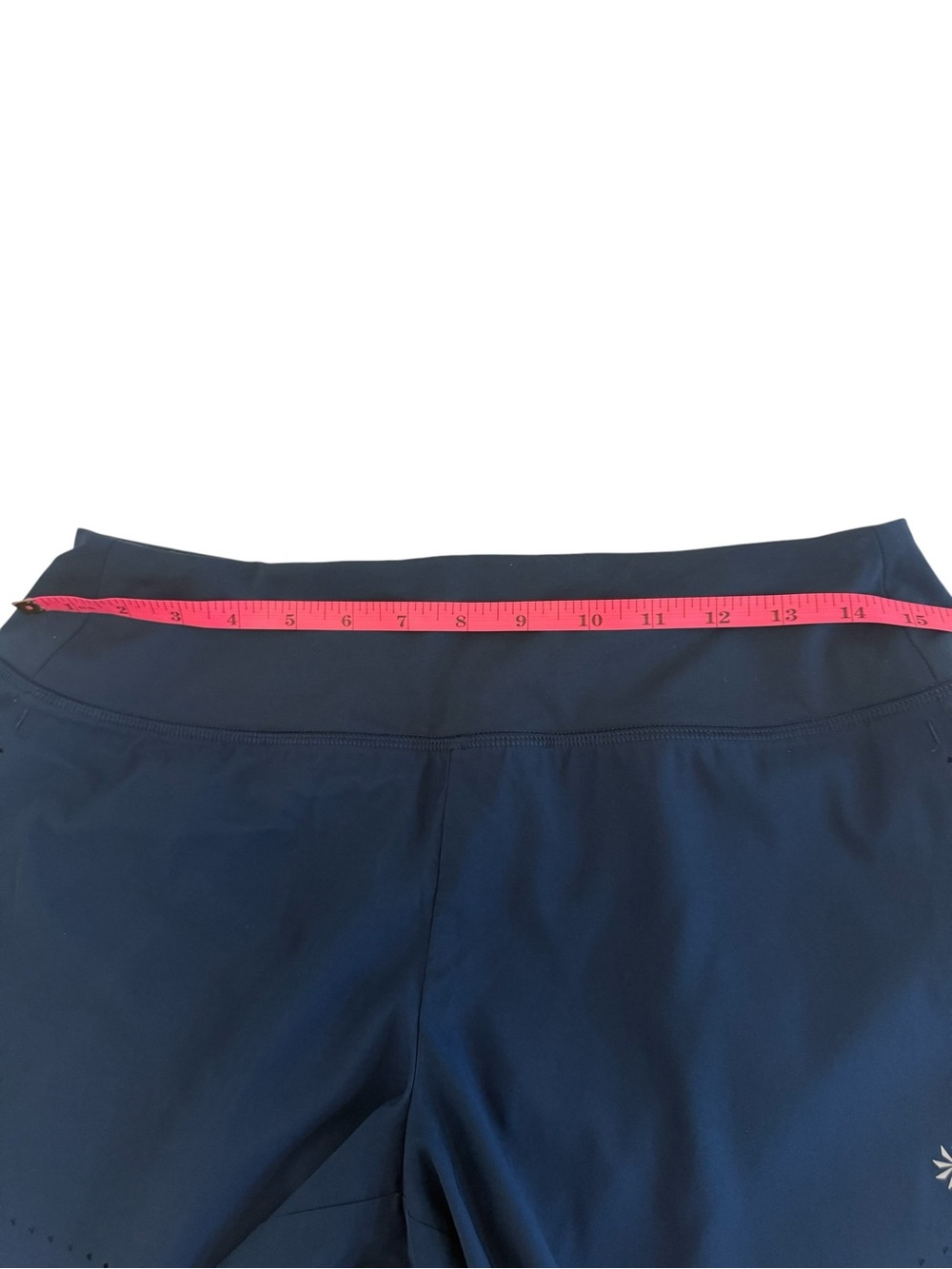 Athleta Navy Laser-Cut Running Short - Picture 6 of 8